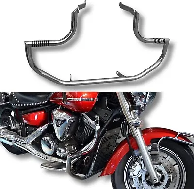 Yamaha XVS1300 Midnight Star / V-Star 1300 Highway Crash Bar Engine Guard + Pegs • $293.59