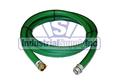 2  X 20' HD Green Very Flexible Water Suction Hose Pinlug Pipe • $58.35