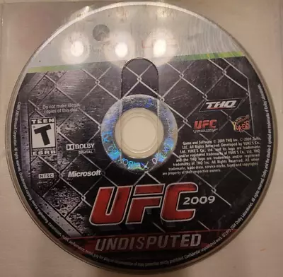 UFC Undisputed 2009 (Xbox 360) DISC ONLY! NO TRACKING! READ DESCRIPTION! • $4.25