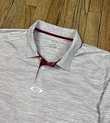 Oakley Whistling Straits PGA Performance Golf Polo Shirt Red Men’s Sz XL • $22.45