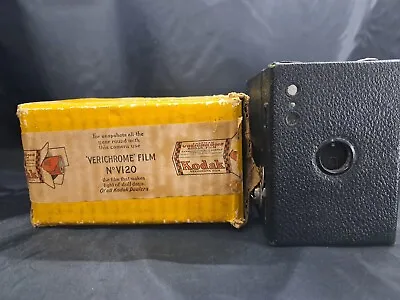 Kodak Hawkeye 2 Model B 120 Roll-film Camera With Original Mailing Box • £12.99