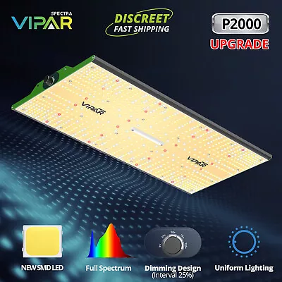 VIPARSPECTRA P2000 P2500 V1000 LED Grow Light Full Spectrum For Indoor Veg Bloom • $135.99