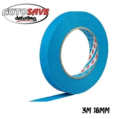 3M Scotch Protection Tape 18mm X 50M Blue Detailing And Car Painting Masking • $6.21