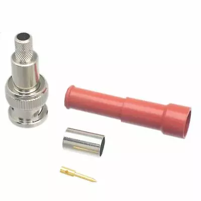 MHV 3KV 3000V BNC Male High Voltage Coaxial Connector Crimp RG59 Cable DC Power • $1.99