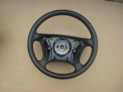 2000-2006 Mbz W220 Steering Wheel Oem Leather Charcoal Black Used Good Cond • $152.58