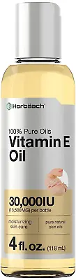 Vitamin E Oil For Skin 30000 IU | 4 Fl Oz | 100% Pure Oils | Moisturizing Oil | • $11.73