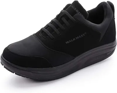 JML Walkmaxx Smart Comfy Walking Shoes Black Ideal For Men & Women UK Size 11 • £44.99