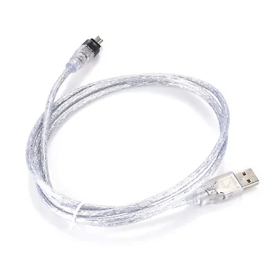 1.5M USB Male To Firewire IEEE 1394 4Pin Data Transfer Male Camera Cable Cord • £4.79