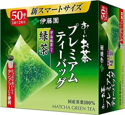 ITO EN Oi-Ocha Premium Tea Bag Green Tea With Uji Matcha 1.8g X 50 Bags Made JP • $30.47