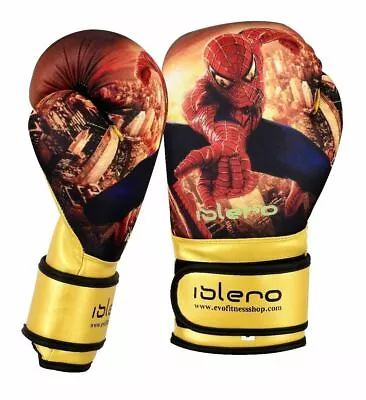 ISLERO Kids Boxing Gloves Junior MMA Punch Bag Mitts Muay Thai Training Champ • £13.99