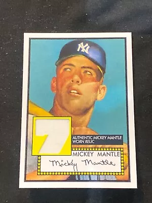 Mickey Mantle 2006 Topps 1952 Jersey Card • $67.50