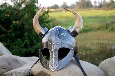 Viking Medieval Helmet Viking Warrior Costume Best For Cosplay Halloween Costume • $89.99