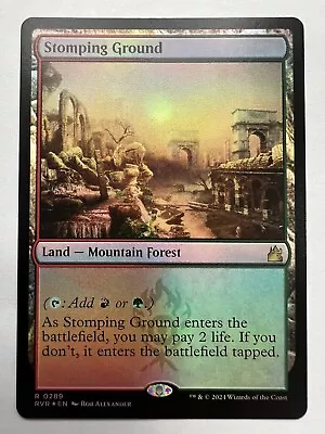 MTG Stomping Ground (Foil) Ravnica Remastered NM #1 • $7.50