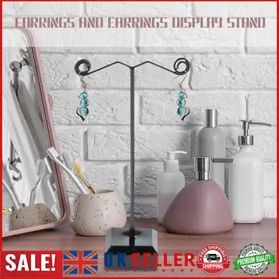 Acrylic Metal Stud Earring Display Rack Stand Jewelry Holder (Black L) GB • £4.70