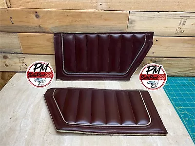 1981-1988 Monte Carlo Rear Quarter Door Sail Panels Trim Maroon RH LH • $30