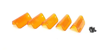 (5) Fits Lund Visor Cab Moon Sun Replacement Light Lens Lenses Amber Orange • $74.95