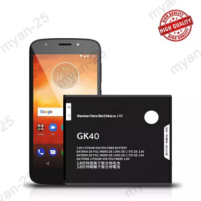 For T-Mobile Motorola Moto E4 E 4th Gen XT1765 Replacement Battery GK40 SNN5976A • $10.99