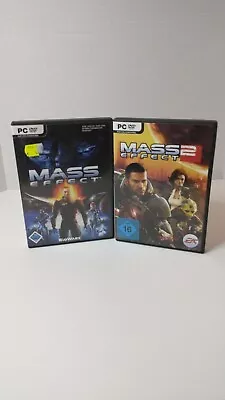 Mass Effect And Mass Effect 2 Lot For PC Complete With Manuals • $13.02