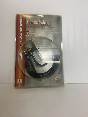Monster Cable Monster Video 2 S-Video 2m 6.5ft. Interconnect Component Cable • $24