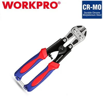 WORKPRO 8-inch Mini Bolt Cutter Spring Loaded Small Heavy Duty Wire Cable Cutter • $20.99