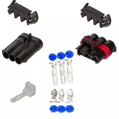 Metri-pack 630 3 Conductor Connector Set  10 Ga. • $11.95