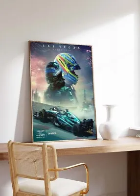 Aston Martin F1 Team Poster For The 2023 Las Vegas Poster • $12.68