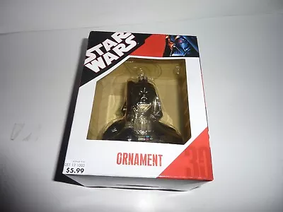 STAR WARS DARTH VADER Lucasfilm Christmas Ornament 2007 New In Box Unused • $5.38