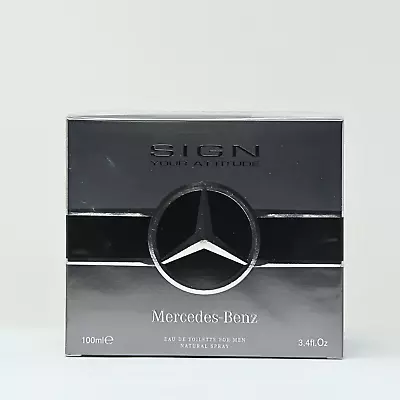 Mercedes Benz Sign Your Attitude Eau De Toilette For Men Spray 3.4 Oz/100ml NEW • $46.69