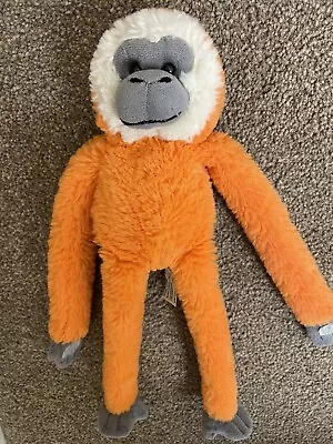 Keel Toys Orange Hanging Monkey - 18  Long Plush Toy - Fab Condition! • £9.99