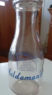 $27.95 • Buy Vintage Haldeman's Dairy Quart Milk Bottle - Winchester, Va 1952