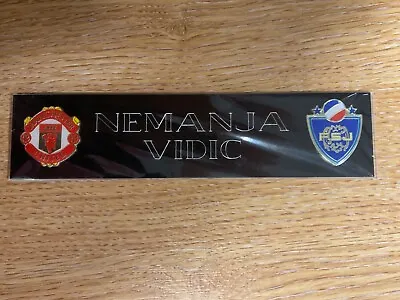 Manchester United & Serbia Nemanja Vidic Metal Nameplate With Enamel Badges • $6.31