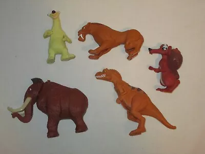 McDonald’s Ice Age Happy  Meal Toys 2009 Lot Of 5 Figures  Dino Diego Manny Sid • $9.99