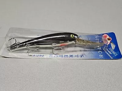 Discontinued Mann's STRETCH 25+...Double Stamped...Black Shad Chrome...NOS!!! • $21.99