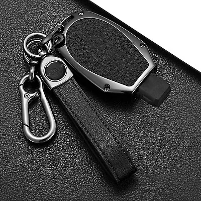 For Chrysler Dodge Jeep Zinc Alloy Key Fob Case Cover Bag Holder Car Remote • $19.79