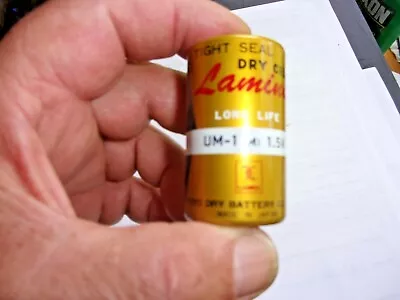 Vintage Lamina Long Life D Dry Cell Um-i (m) 1.5v Battery. Toyo Dry Battery Co. • $18