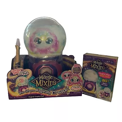 Magic Mixies Magical Misting Crystal Ball Pink Plush Toy PLUS Refill Pack NIB • $69.50