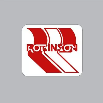 Robinson - Red On White Head Tube Decal - Old School Bmx • $11