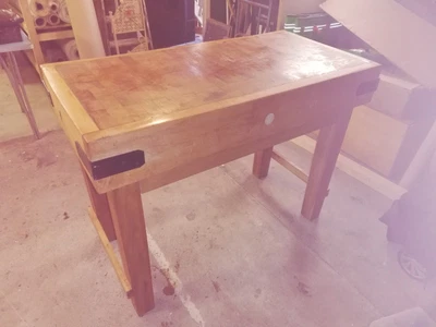 £1050 • Buy Beautifull Original Canadian Maple Butchers Block Circa 1910