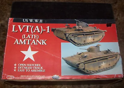 1/35 Cromwell Models Ww2 U.s. Lvt A-1 Amtank Resin Model  Kit #b • $30