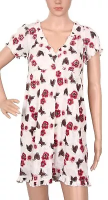 Odd Molly Women's Casual Floral Printed Butterfly Short Tunic Dress Size S 1 • $67.82