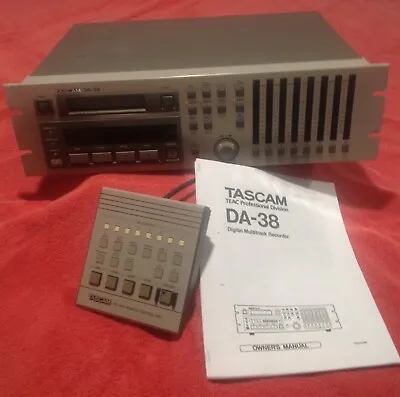 Tascam DA-38 Digital Multitrack Recorder W/ Remote Control • $399.95