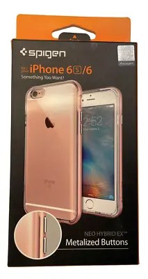 Spigen Neo Hybrid EX Case For IPhone 6/6s Rose Gold • $56.55