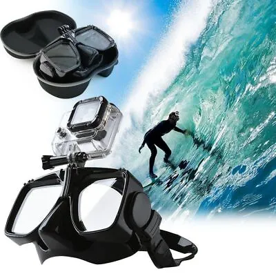 Storage Bag Camera Holder Underwater Swimming Goggles Diving Mask For GoPro • £19.26