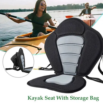 Kayaking Seat Paddle Back Support Cushion Canoe Board Back Rest Accessories New • £20.34