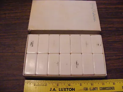 $75.59 • Buy Vintage Fina Safe Time White Dominoes