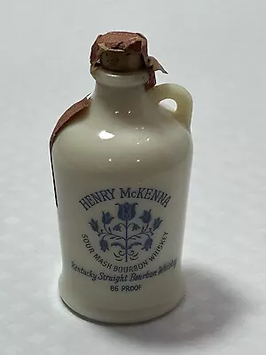 Henry McKenna Bourbon Whisky Mini Jug Bottle (empty) 1/10th Pint Vintage • $14