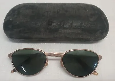 Original Vintage B&L Ray-Ban W2982 Highstreet Metal Tea Cup Sunglasses W/Case • $84.29
