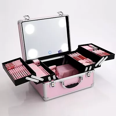 Kylie Cosmetics Pink Vanity Trunk • $400