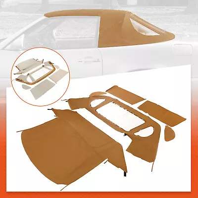 KOJEM For Mercedes R129 SL 1990-2002 Convertible Soft Top Tan W/ Plastic Window • $120