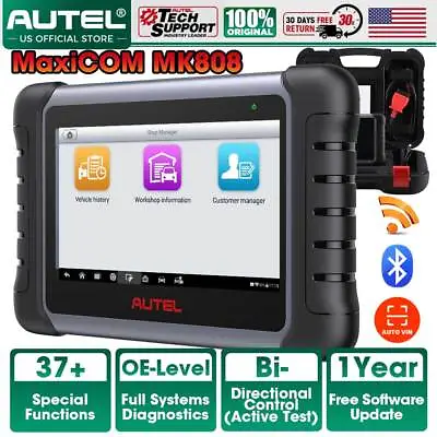 Autel MaxiCOM MK808 PRO Car OBD2 Diagnostic Scanner Active Test Key Coding TPMS • $449